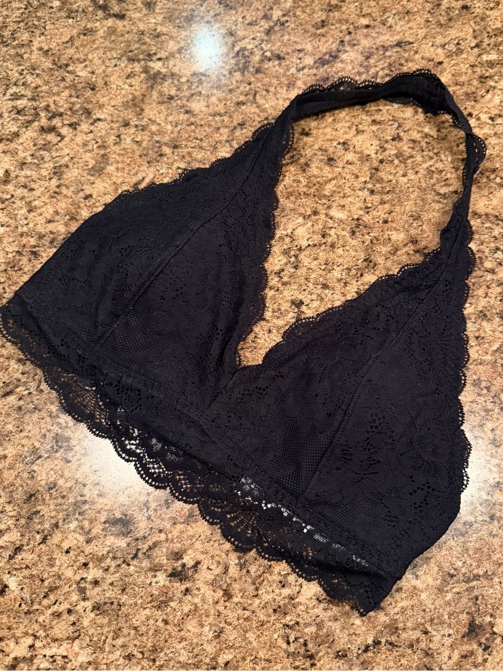 Gilly Hicks lace halter bralette